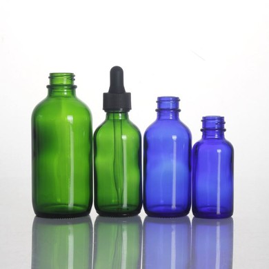 30ml 50ml 100ml Blue Essential Oil Glass Bottle