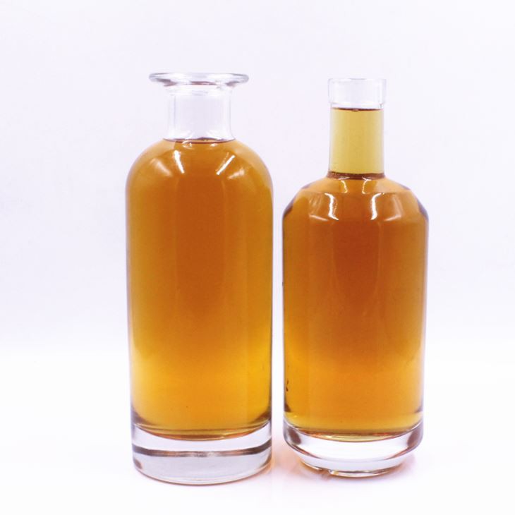 750ml 700ml Custom Screen Printing Extra Flint Glass Bottle