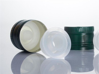 Green Stocked Oil Bottle Caps