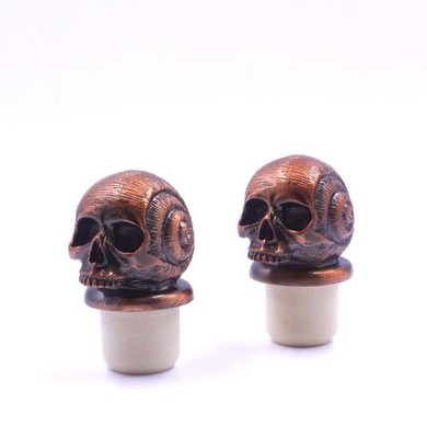 Skull Zinc Alloy Custom Polymer Stopper